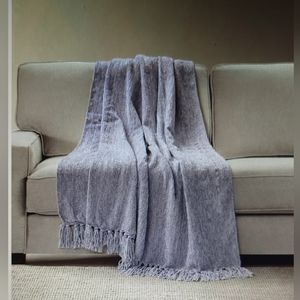 Chenille Tassel Throw by Lush Decor 50x60 NWT